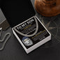 To My Son - I Believe In You - Valentine's Cuban Link Necklace