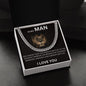 To My Man - Life's Toughest Warrior - Valentine's Cuban Link