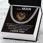 To My Man - You Mean So Much To Me - Valentine's Cuban Link
