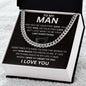 To My Man - My Last Everything - Valentine's Cuban Link