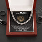 To My Man - You Mean So Much To Me - Valentine's Cuban Link