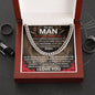 To My Man - Love Of My Life - Valentine's Cuban Link Necklace