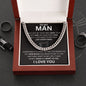 To My Man - My Last Everything - Valentine's Cuban Link