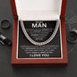 To My Man - I Give My Heart To You - Valentine's Cuban Link