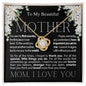 To My Beautiful Mother - My World - Mother's Day Love Knot Necklace