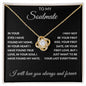 To My Soulmate - I Have Found True Love - Valentine's Love Knot Necklace