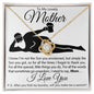 To My Lovely Mother - I Love You - Mother's Day Love Knot Necklace