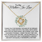 To My MIL - An Open Heart - Love Knot Necklace