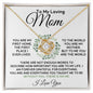 To My Loving Mom - First Home - Love Knot Necklace