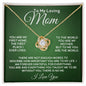 To My Loving Mom - My Home - Love Knot Necklace