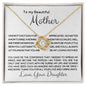 To My Beautiful Mother - Caring Ways - Mother's Day Love Knot Necklace