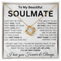 To My Soulmate - Last Kiss - Valentine's Love Knot Necklace