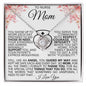 To Nurse Mom - My Angel - Mother's Day Love Knot Necklace