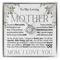 To My Loving Mother - Braver Than You Believe - Mother's Day Love Knot Necklace