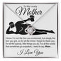 To My Lovely Mother - The Son You Got - Mother's Day Love Knot Necklace