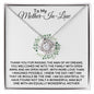 To My MIL - An Open Heart - Love Knot Necklace