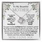 To My Beautiful Mother - My Homeland - Mother's Day Love Knot Necklace