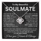 To My Soulmate - My Best Friend - Valentine's Love Knot Necklace