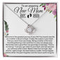 Amazing New Mom - Greatest Journey - Mother's Day Love Knot Necklace