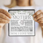To My Lovely Mother - Braver Than You Think - Mother's Day Love Knot Necklace
