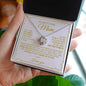 To My Mom - You Are The World - Love Knot Necklace