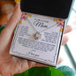 To My Mom - You Are The World - Love Knot Necklace