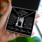 To My Mom - It's Hard To Raise A Man Thank You - Valentine's Love Knot