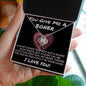 You Give Me A Boner - Heart On - Valentine's Love Knot Necklace