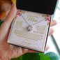 To My Mom - You Are The World - Love Knot Necklace