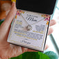 To My Mom - You Are The World - Love Knot Necklace