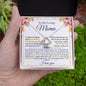 To My Loving Mom - I Appreciate You - Mother's Day Love Knot Necklace