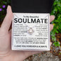 To My Soulmate - My Heart - Valentine's Love Knot Necklace