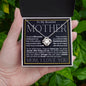 To My Beautiful Mother - My World - Mother's Day Love Knot Necklace