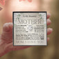 To My Beautiful Mother - My World - Birthday Mother's Day Love Knot Necklace