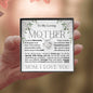 To My Loving Mother - Braver Than You Believe - Mother's Day Love Knot Necklace