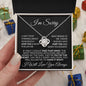 I'm Sorry - Didn't Want To Hurt You - Love Knot Necklace