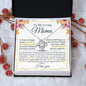 To My Loving Mom - I Appreciate You - Mother's Day Love Knot Necklace