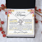 To My Mom From Daughter - You Are Appreciated - Mother's Day Love Knot Necklace
