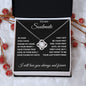 To My Soulmate - I Have Found True Love - Valentine's Love Knot Necklace