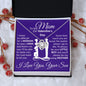 To My Mom - It's Hard To Raise A Man Thank You - Valentine's Love Knot