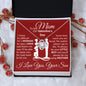 To My Mom - It's Hard To Raise A Man Thank You - Valentine's Love Knot