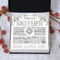 To My Lovely Mother - Braver Than You Think - Mother's Day Love Knot Necklace