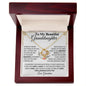 To My Beautiful Granddaughter From Grandma - Greatest Joy - Love Knot Necklace