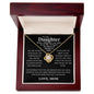 To My Daughter - Beat Of My Heart - Love Knot Necklace