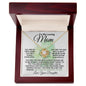 To My Loving Mom From Daughter - Believed In Me - Love Knot Necklace