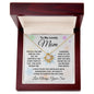 To My Lovely Mom - Boundless Love - Love knot Necklace