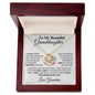 To My Beautiful Granddaughter From Grandma - Love Knot Necklace