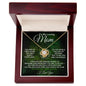To My Loving Mom - First Home - Love Knot Necklace