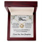 To My Loving Mom - Appreciated - Mother's Day Love Knot Necklace