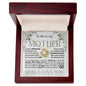 To My Loving Mother - Braver Than You Believe - Mother's Day Love Knot Necklace